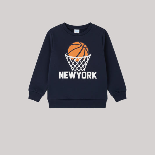 "BASKETBALL" NAVY BLUE TRACKSUIT