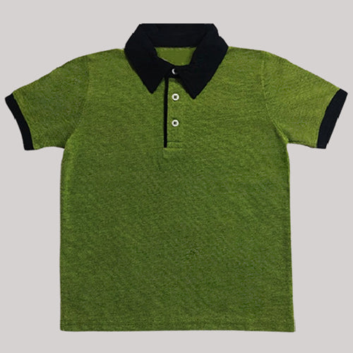 GREEN POLO T-SHIRT KIDS