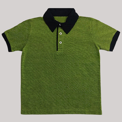 GREEN POLO T-SHIRT KIDS