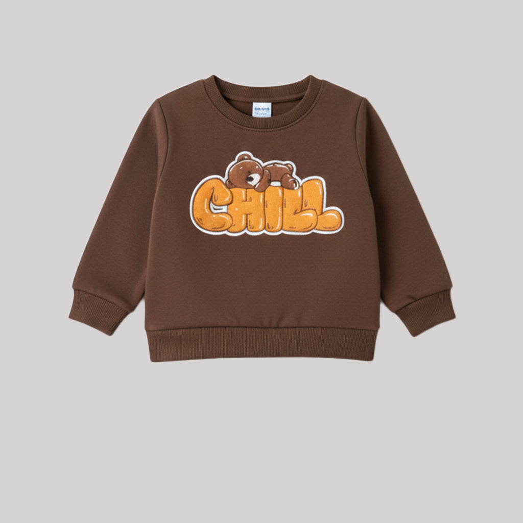 "CHILL BEAR" BROWN TRACKSUIT