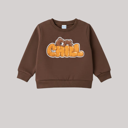 "CHILL BEAR" BROWN TRACKSUIT