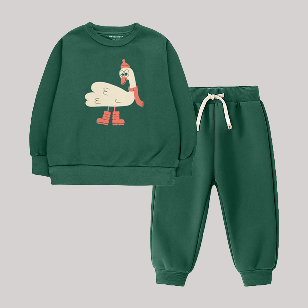 "DUCK" GREEN TRACKSUIT