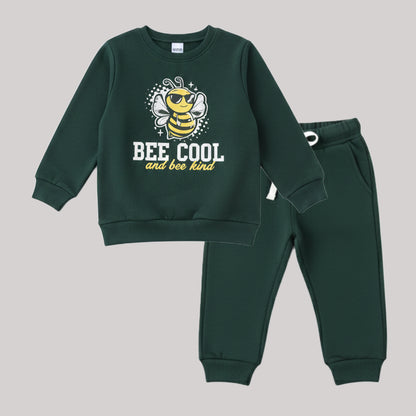 "BEE COOL" GREEN TRACKSUIT