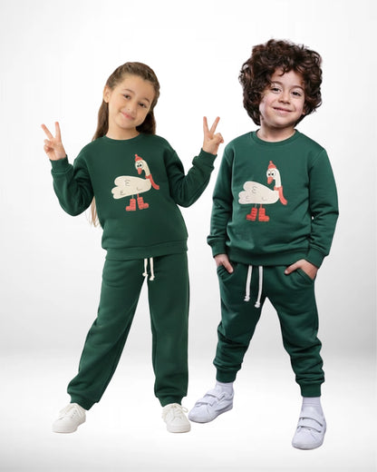 "DUCK" GREEN TRACKSUIT