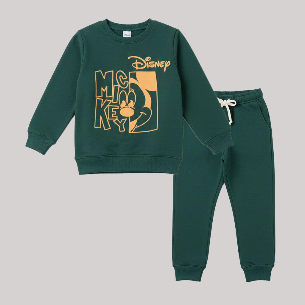 "MICKEY MOUSE" GREEN TRACKSUIT