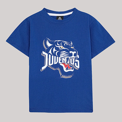 "TIGER" ROYAL BLUE & BLACK SUMMER SET KIDS - 2 PIECE