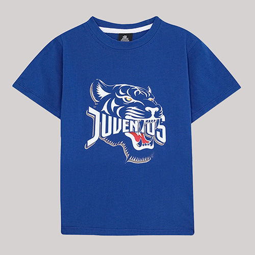 "TIGER" ROYAL BLUE & BLACK SUMMER SET KIDS - 2 PIECE